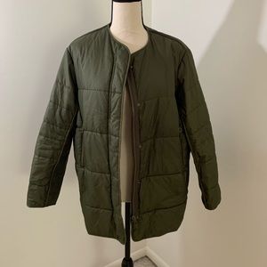 Club Monaco Army Green Nylon Jacket